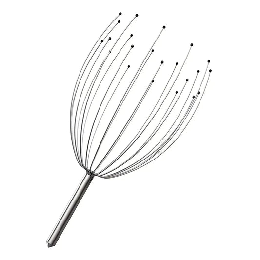Head Massager Head Scratching Octopus Scalp 24 Fingers Non Soul Extractor Divine Head Relaxing for Extracting Hair Healthy Care